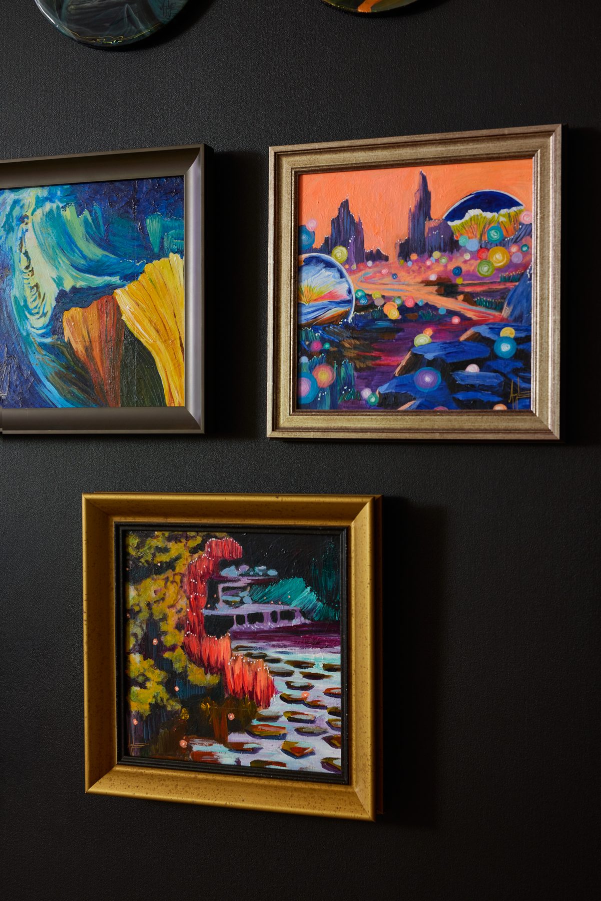 Vivid landscape paintings